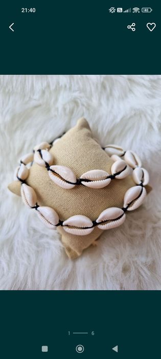 Zestaw z muszelek nowe