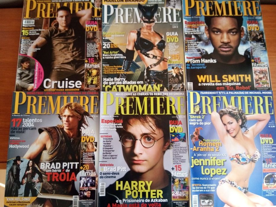 Revistas Cinema - Premiere em português - 2003 a 2006