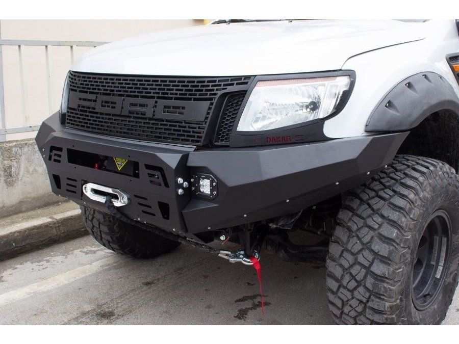 Ford Ranger 2011-2022 рр. Передній бампер з захистом картера Dakar (2011-2015)