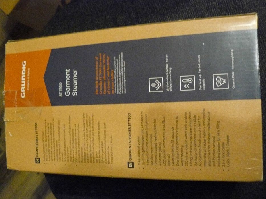 GRUNDIG 1600W szczotka parowa ceramiczna