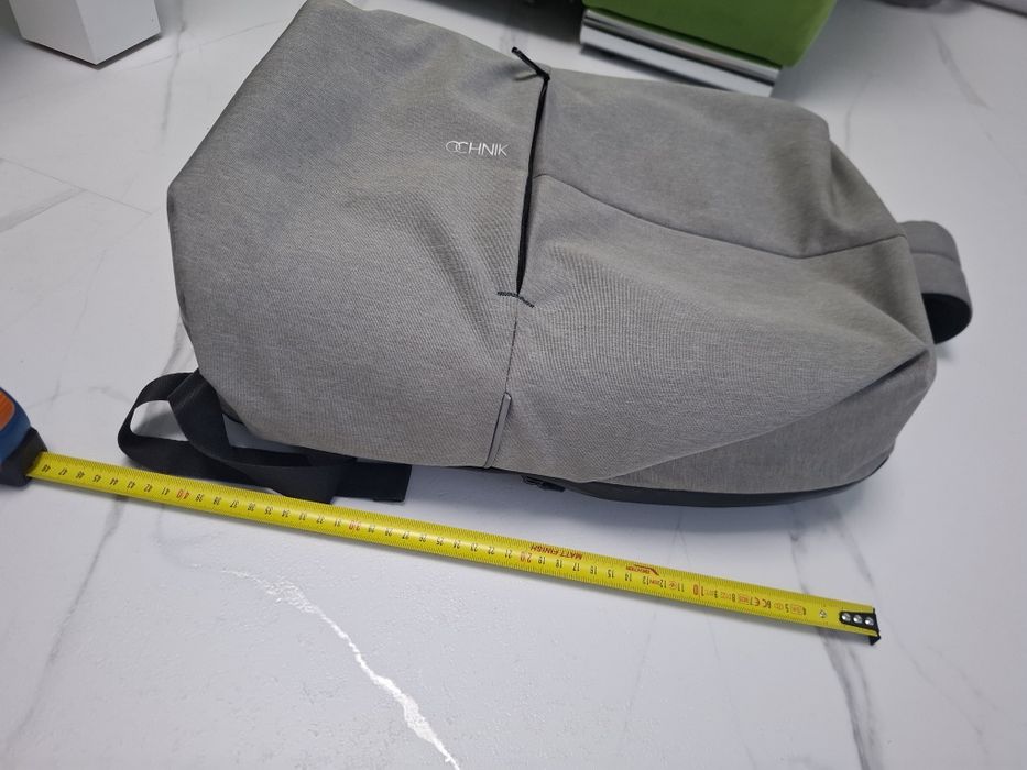 Plecak Ochnik męski szaro czarny sportowo elegancki