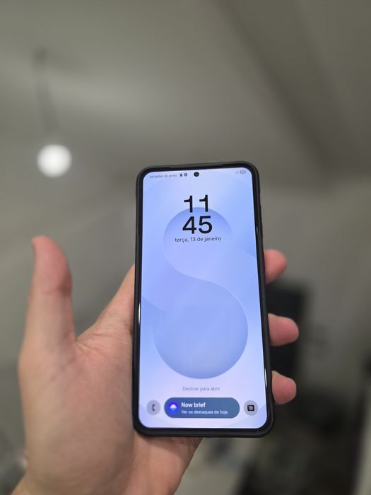 Samsung s25 plus + 256gb cinza como novo garantia até maio 2027