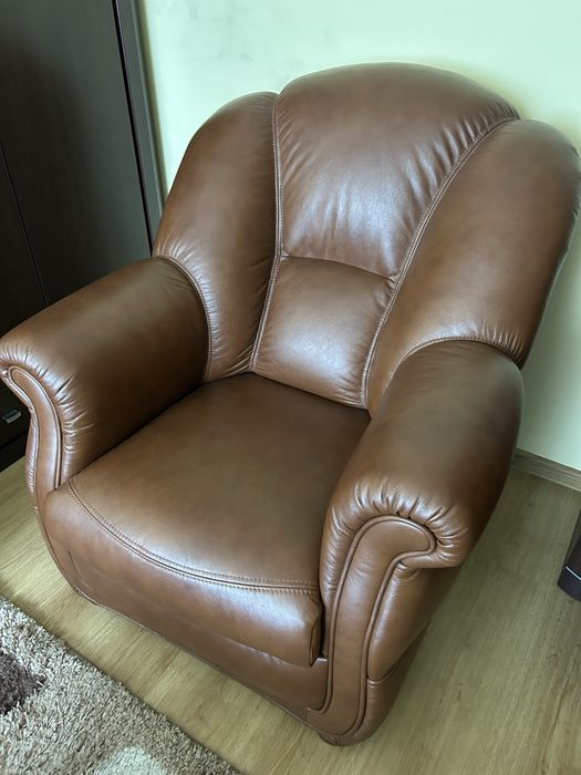 Komplet wypoczynkowy sofa i 2 fotele