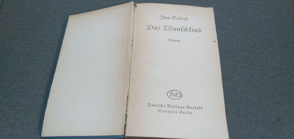 Książka z 1930 lna Seidel