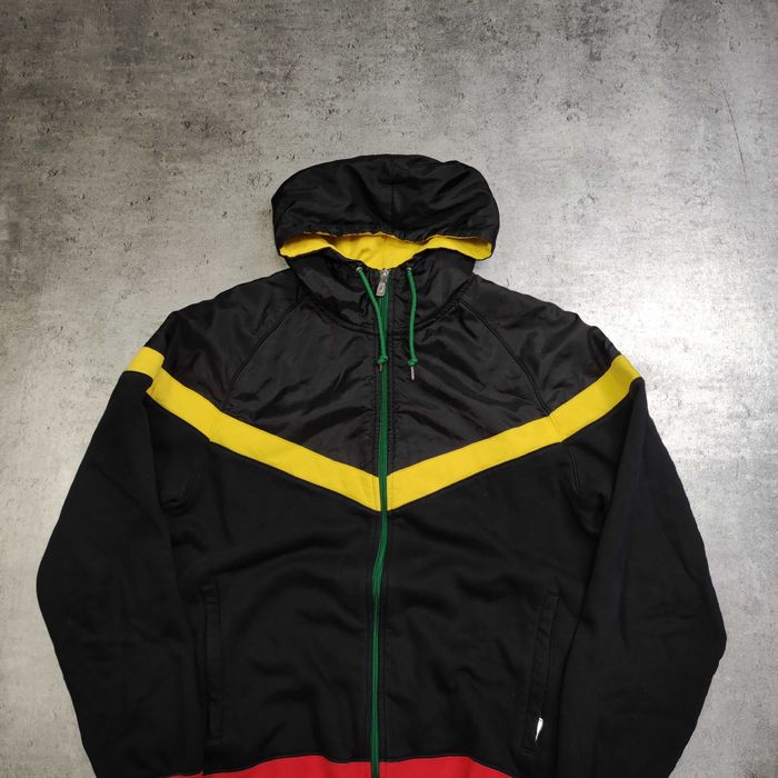 MĘSKA Kurtka Rozpinana Lekka Wiatrówka Bluza Nike Jamajka Kaptur