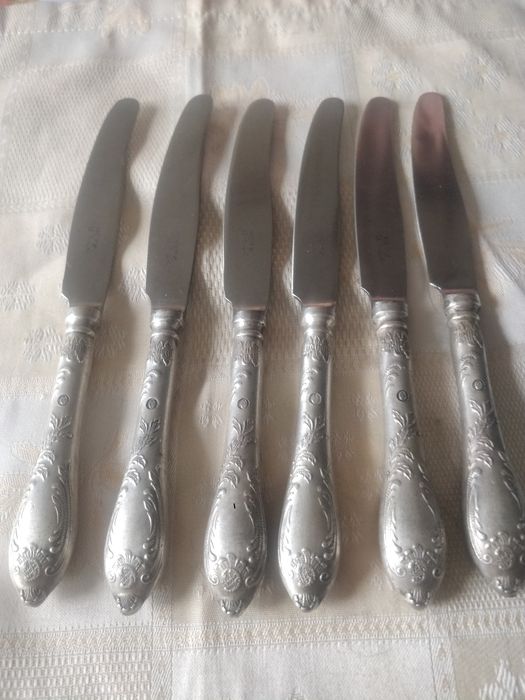 Вилки посеребрие ножи мельхиор