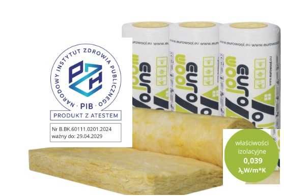 Wełna mineralna 039 - 15 CM EUROWOOL (EDYCJA LUTY 2026)