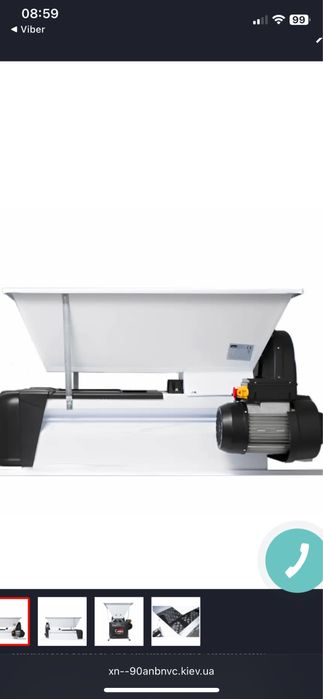 Дробарка винограду Grifo з гребневідділювачем DMC (електромотор)