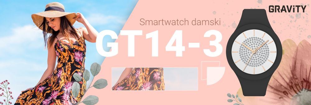 smartwatch damski gravity gt14-3
