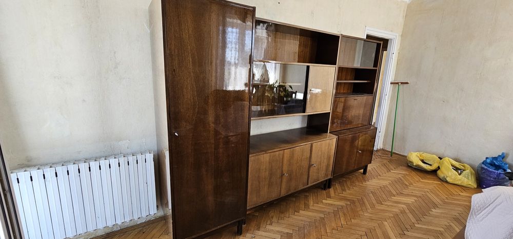 Meble PRL wysoki połysk
