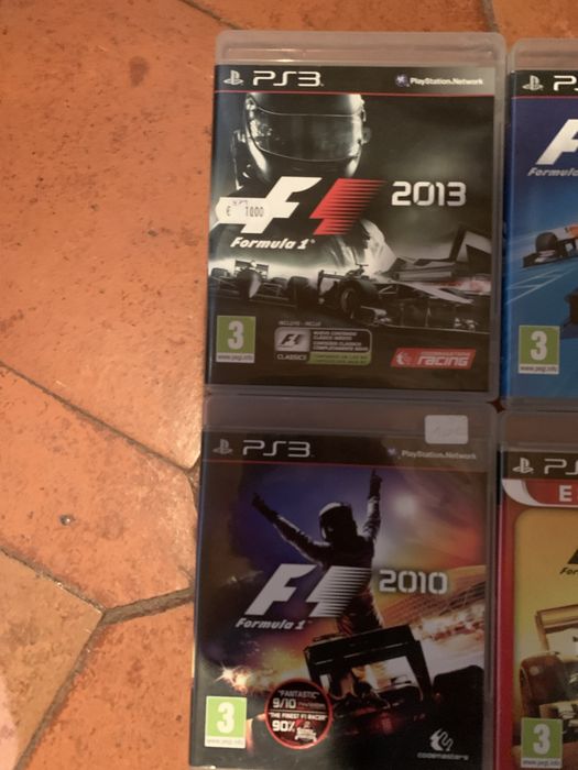 6 Jogos PS3 F1 vários