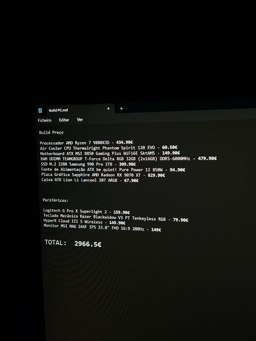 Pc gaming + periféricos