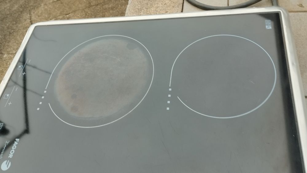 Placa vidro cerâmica tatil da Fagor