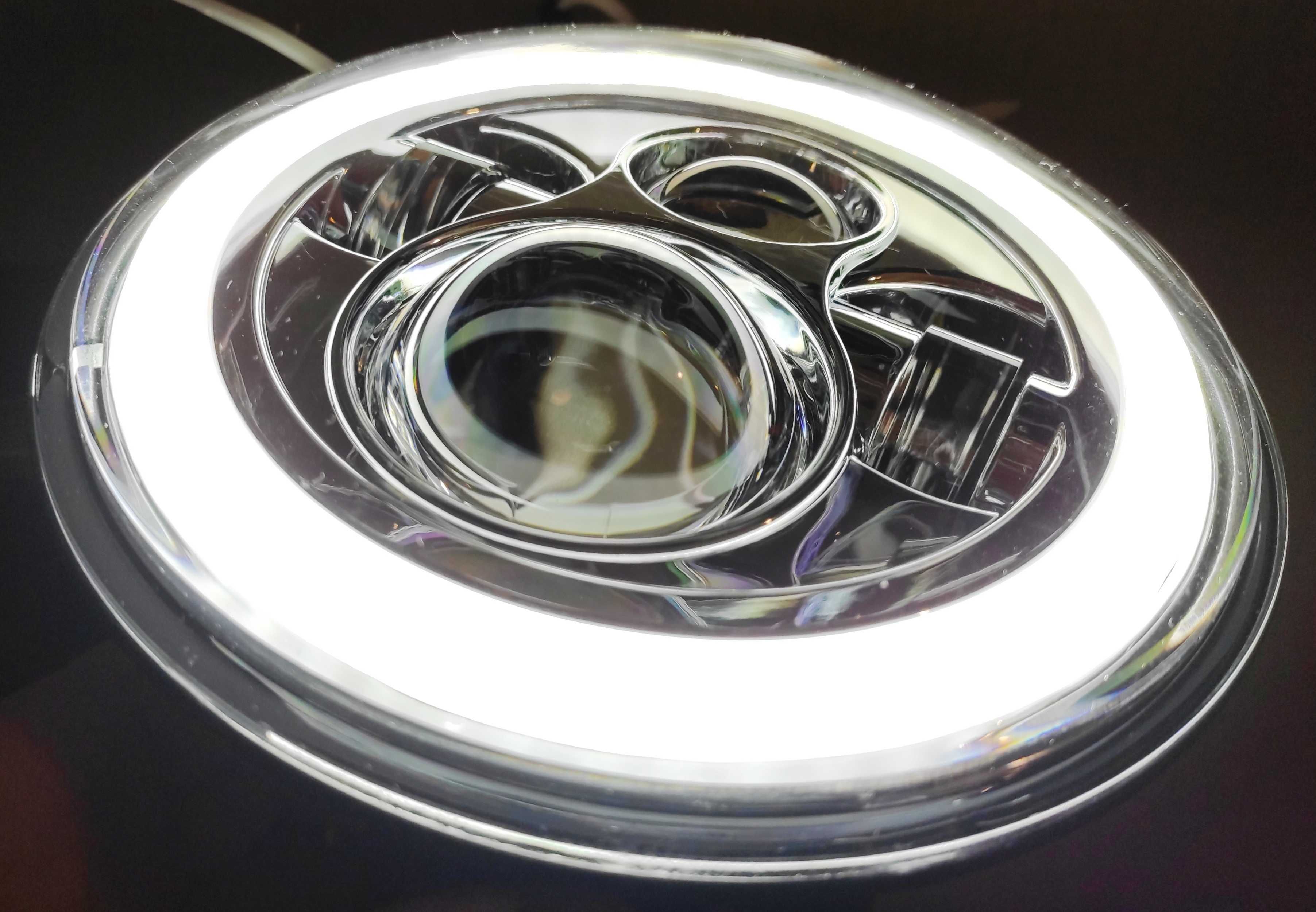 Ява Иж Фара 7" светодиод LED Н4 Планета Юпитер ВАЗ ГАЗ УАЗ ЗАЗ: 720 грн ...