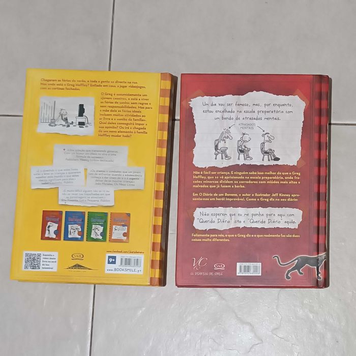 2 edições de "O Diário de um Banana"