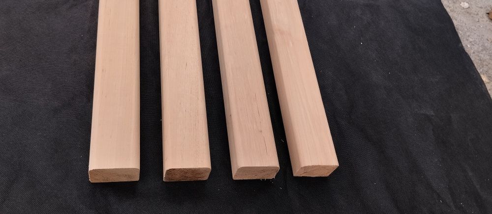 Брус, рейка сухая срощенная, строганная ясень, сосна 20×40×3000