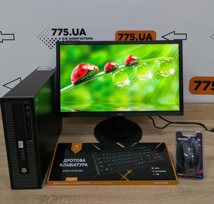 офісний комплект: ПК i5-4570, 8,120 + Монітор 24" 1920х1080 +аксесуари