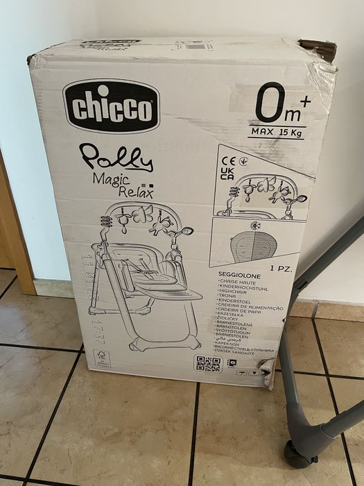 Cadeira refeicao Chicco Polly Relax nova
