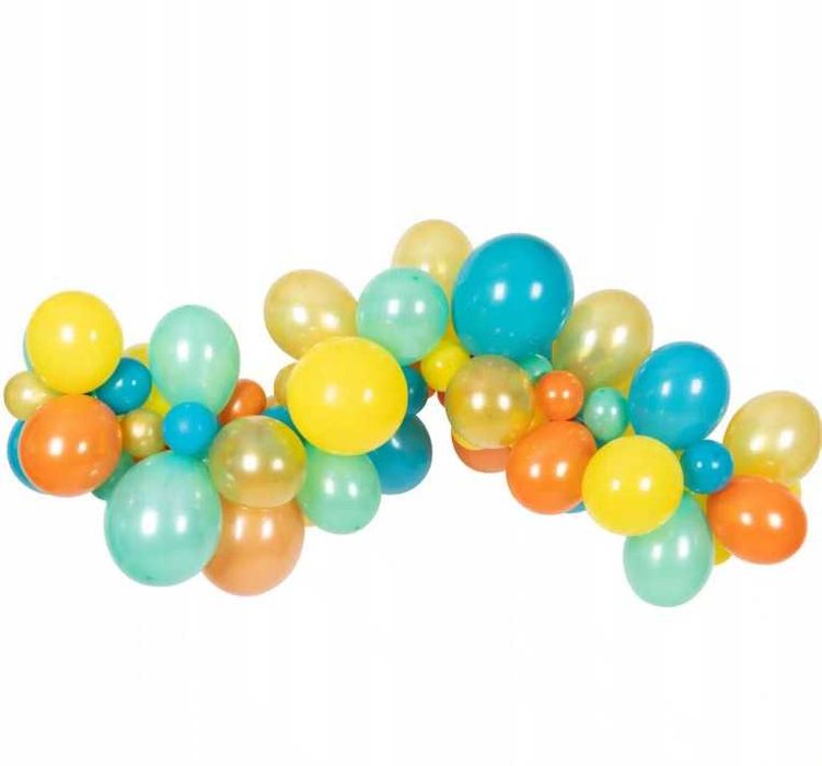 Girlanda Balonowa – Letni Wschód Słońca (66 Balonów)