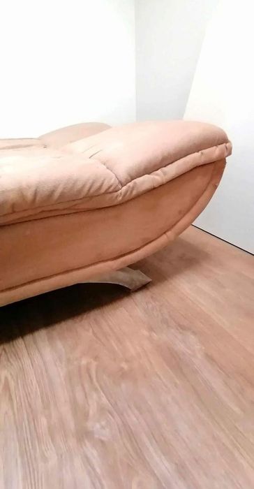 Sofá-cama vintage retro bege – 3 lugares – 150 €