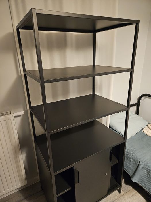 Szafa metalowa Trotten Ikea, czarna