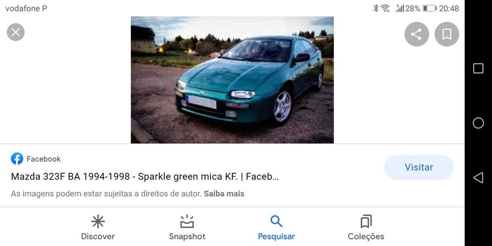 Farol esq Mazda 323f