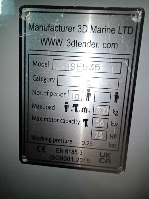 semi rigido XPRO 3D TENDER 535 PVC GRIS + Mercury F60ELPT-EFI + reboque