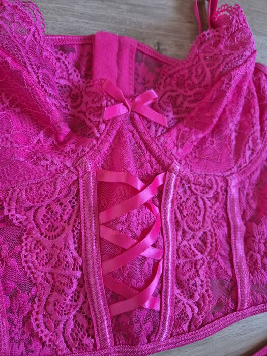 Komplet bielizny koronkowej S