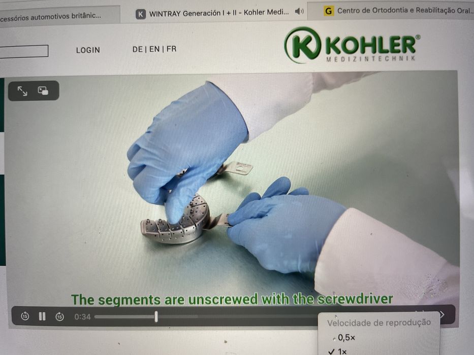 Moldeiras para médicos implantologistas