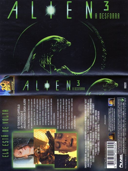 Filmes em VHF - Cassetes de compra - Quatro filmes da saga Alien