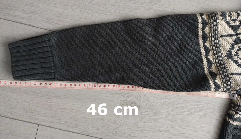 Męski Sweter Hilfiger Denim z Norweskim Wzorem - Rozmiar L