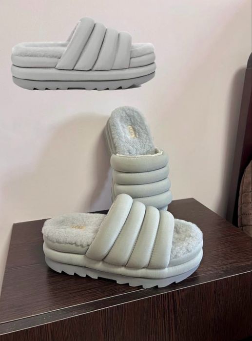 ugg оригінал maxi slide sandal platform mini boot тапки australia