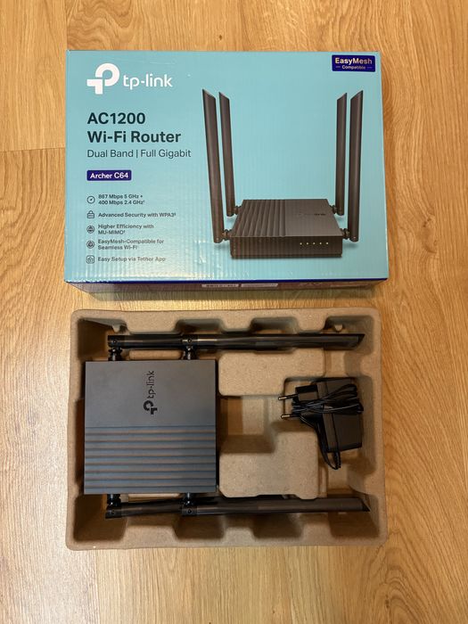 Router TP-Link Archer C64 AC1200 MU-MIMO / stan jak nowy