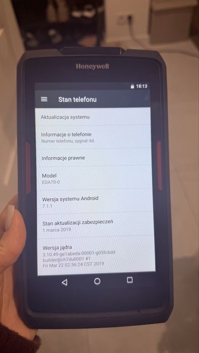 Tablety Skanery Honeywell EDA70