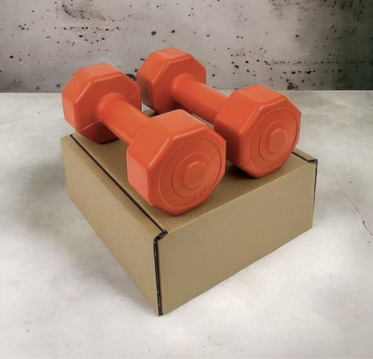 Композитні гантелі для фітнесу 1, 2, 3кг 4кг для спорту гантели дитячі