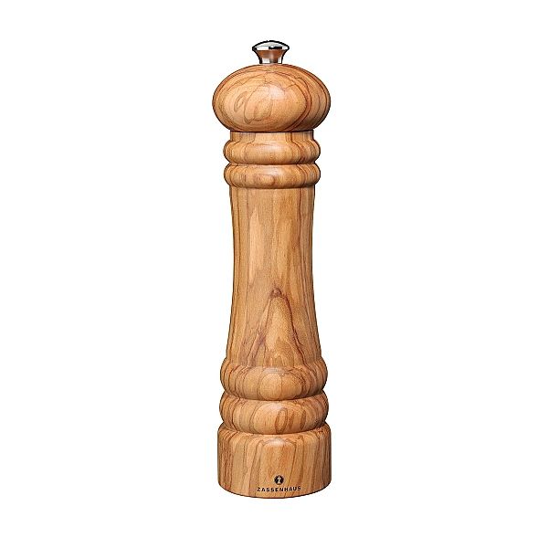 Młynek do soli Zassenhaus, śred. 6 x 24 cm, drewno oliwne