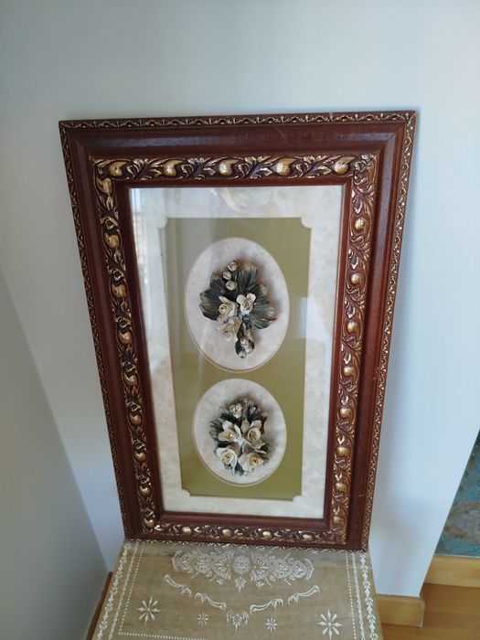 Vintage Frame with Embossed Flowers, Beautiful64586165729538123