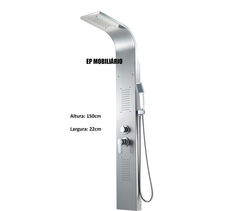 Coluna de Duche Aço INOX - Hidromassagem/Casa de banho/WC