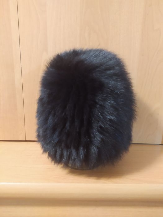 Женская меховая шапка натуральный песец