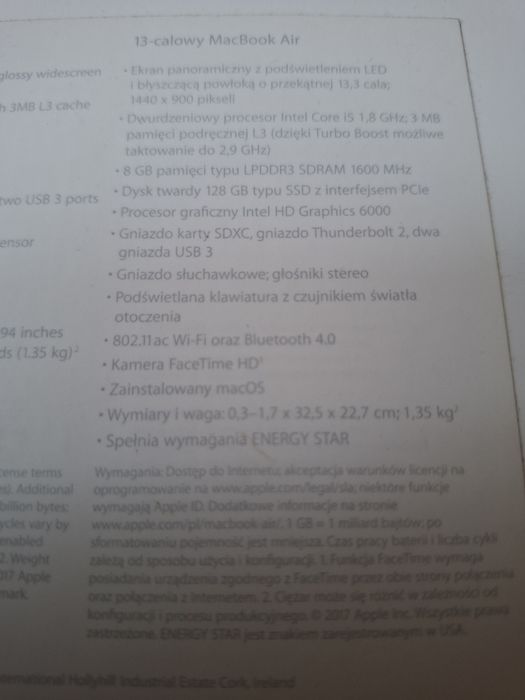 Apple Mac Book Air 13"