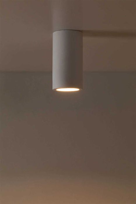 2 Plafons de Gesso Idalia c/ Lâmpadas – Novos