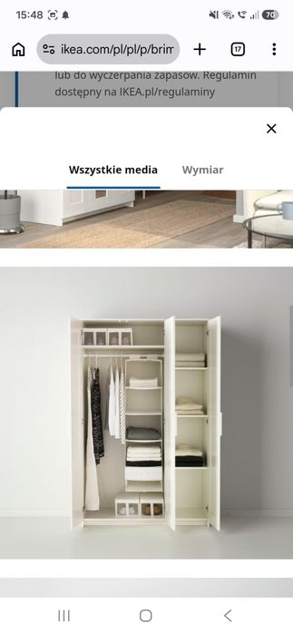 Sprzedam Szafe Ikea