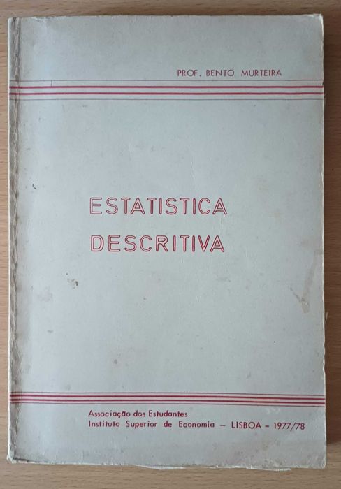 Estatística Descritiva - Bento Murteira (ISEG 1977/78)