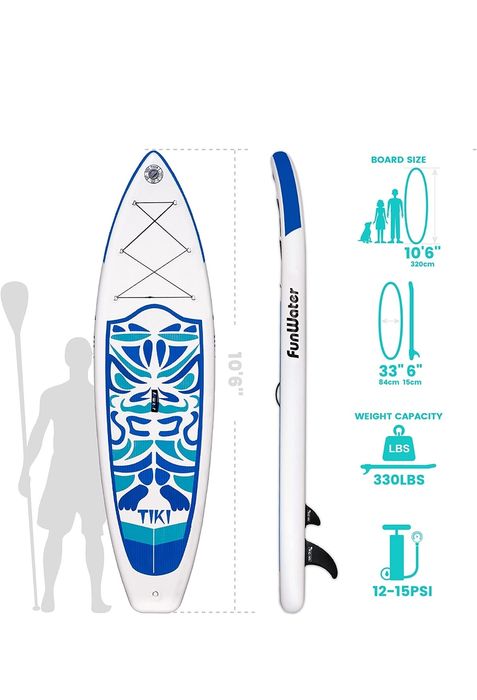 Prancha paddle nova com acessórios