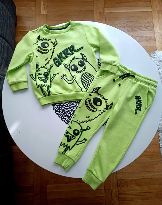 Komplet dresowy F&F, dresy joggery spodnie dresowe + bluza, j.next, 98
