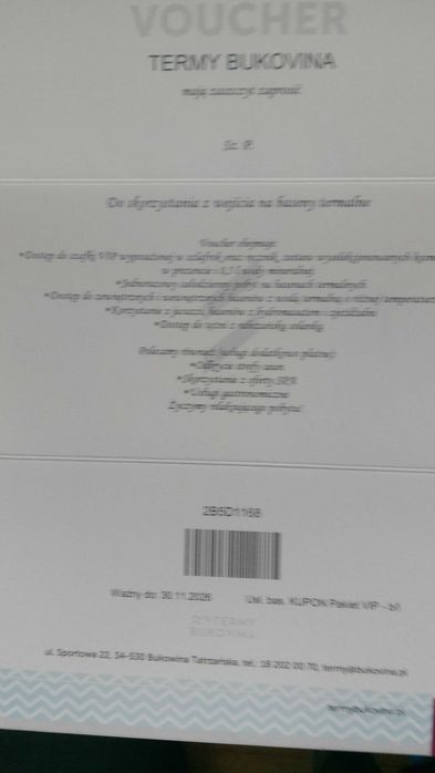 Voucher Vip Termy Bukovina + gratis
