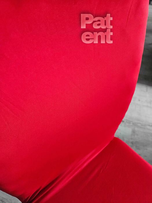 Pokrowce na krzesła elastyczne 4 sztuki czerwone komplet zestaw