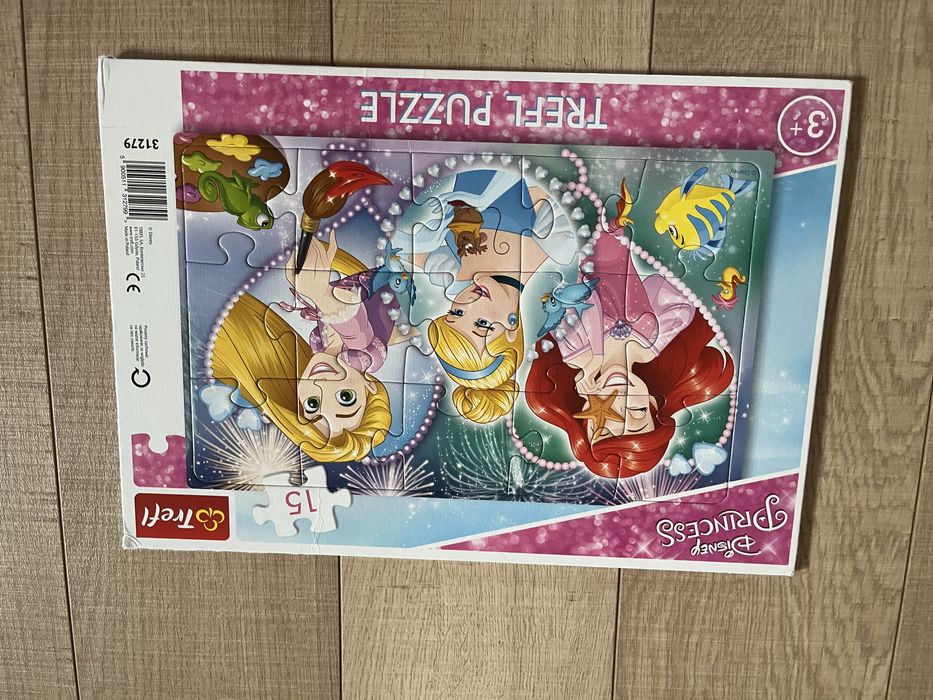 Zestaw puzzli Trefl dla dziewczynki 15 el, 50 el