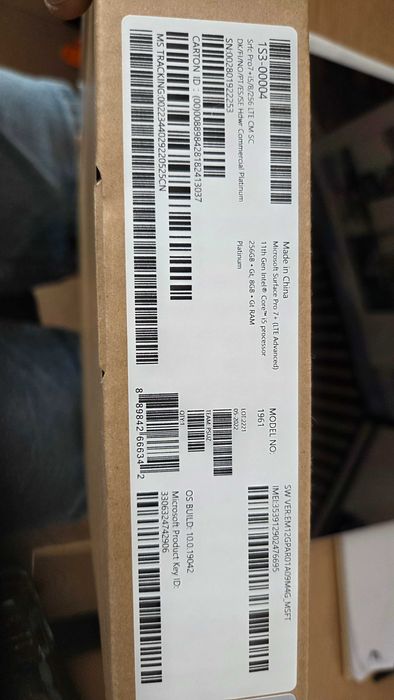 Microsoft Surface Pro 7+ (LTE Advanced) 12.3" Platynowy i5-1135G7/ 8/256 GB Win 10