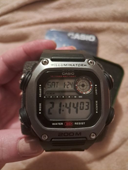 Męski młodzieżowy zegarek Casio DW- 291H wodoszczelny Nowy